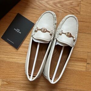 Coach Arlene Pebble Grain Leather Loafers